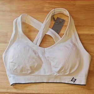 Women's White Sports Bra